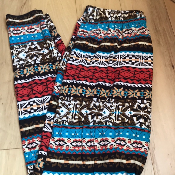 Aztec Print Legging Plus-size - Picture 1 of 3
